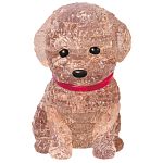 3D Crystal Puzzle - Poodle (Red)