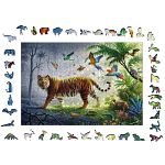 Jungle Tiger - Wooden Jigsaw Puzzle