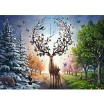 Deer at Day and Night