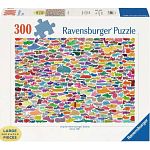 387 Dogs & One Cat - Large Piece Format