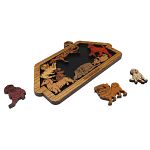 Doghouse (Hundehaus) - Wooden Packing Puzzle