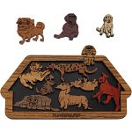 Doghouse (Hundehaus) - Wooden Packing Puzzle