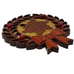 Advent Wreath - Countdown to Christmas Packing Puzzle