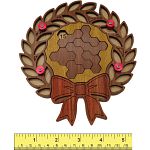 Advent Wreath - Countdown to Christmas Packing Puzzle