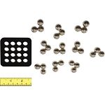 Square Spherical Pyramid - Metal Ball Assembly Puzzle