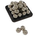 Square Spherical Pyramid - Metal Ball Assembly Puzzle