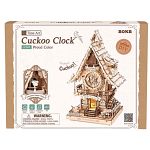 ROKR DIY Wooden Mechanical - Wood Color Cuckoo Clock
