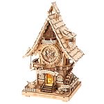ROKR DIY Wooden Mechanical - Wood Color Cuckoo Clock
