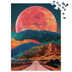 Cosmic Highway - 1000 Piece Jigsaw Puzzle in Square Box