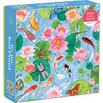By the Koi Pond - 1000 Piece Jigsaw Puzzle in Square Box
