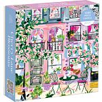 Cherry Lane Blossoms - 1000 Piece Jigsaw Puzzle in Square Box