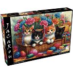 Playful Basket Quartet - 1000 Piece Jigsaw Puzzle