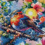 Lovely Feathered Beauties - 1000 Piece Jigsaw Puzzle