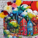 Chromatic Lane - 1000 Piece Jigsaw Puzzle