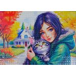 Feline Autumn Bond - 1000 Piece Jigsaw Puzzle