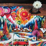 Mountains Meet Motion - 1000 Piece Jigsaw Puzzle