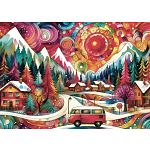 Mountains Meet Motion - 1000 Piece Jigsaw Puzzle