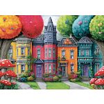 Bright Neighborhood - 1000 Piece Jigsaw Puzzle