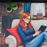 Wine, Words, Wonder - 1000 Piece Jigsaw Puzzle