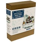 Train in Snow - DIY 3D Wooden Music Box Puzzle Kit