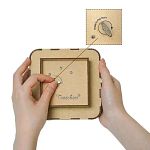 Train in Snow - DIY 3D Wooden Music Box Puzzle Kit