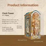 Clock Tower - DIY Book Nook Insert 3D Puzzle Model Kit