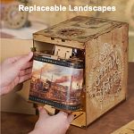 Steam Fantasy - DIY 3D Puzzle Infinity Train Cabin Book Nook Kit