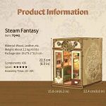 Steam Fantasy - DIY 3D Puzzle Infinity Train Cabin Book Nook Kit