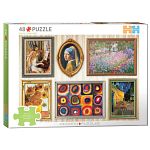 Connecting Pieces: Fine Art Gallery Wall - 48 Piece Puzzle