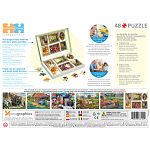 Connecting Pieces: Fine Art Gallery Wall - 48 Piece Puzzle