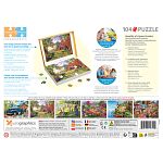 Connecting Pieces: Evening At The Barnyard - 104 Pieces