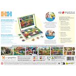 Connecting Pieces: Flower Boots - 48 Piece Puzzle