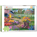 Connecting Pieces: Flower Boots - 48 Piece Puzzle