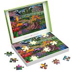 Connecting Pieces: Flower Boots - 48 Piece Puzzle
