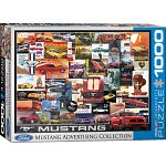 Ford Mustang Advertising Collection - 1000 Piece Jigsaw Puzzle
