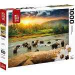 The Elephants - 1000 Piece Jigsaw Puzzle