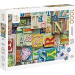 Colorful Alphabet - 1000 Piece Jigsaw Puzzle