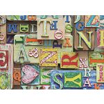 Colorful Alphabet - 1000 Piece Jigsaw Puzzle