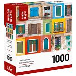 Through The Windows - 1000 Piece Jigsaw Puzzle in Square Box