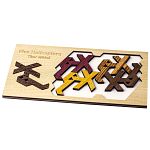 Five Helicopters - Wooden Tray Packing Puzzle