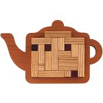 Teapot - Wooden Tray Packing Puzzle