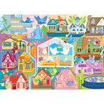 Rainbow Birdies - Large Piece