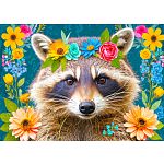 Floral Racoon
