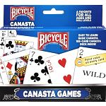 Canasta Games - Bicycle Playing Cards (Poker Size)