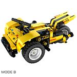 Mechanical Master: Building Blocks 2-in-1 Loader & Motorcycle