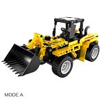Mechanical Master: Building Blocks 2-in-1 Loader & Motorcycle
