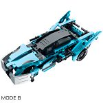 Mechanical Master: Building Blocks 2-in-1 Pull-Back Car (Blue)