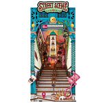 Rolife DIY Book Nook Shelf Insert (Bookend) - Street Scene