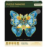 Rowood: Morpho Helena - 200 Piece Shaped Wooden Jigsaw Puzzle