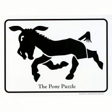 The Pony Puzzle - Postcard (Sam Loyd 779090810355) photo